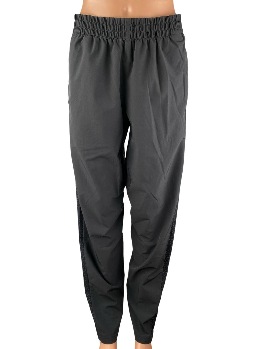Adidas Climalite Black High Rise Athletic Trousers Joggers Sweat Pants Size M